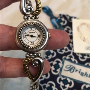 Brighton Charleston toggle watch and post earrings